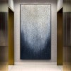 Heaven Sky-Minimalist abstract Oil Painting with Soft Cascading Texture