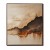 Horizon Flames- abstract Textured Oil Painting, Neutral Tones with Dripping Effect Wall Art for Home Decoration