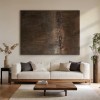 Inner Horizon – Textured abstract Wall Art with Meditative Depth