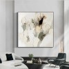 Ivory Sand-Neutral abstract Textured Canvas Painting for Modern & Minimalist Interiors
