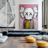 KAWS-Inspired Pop Graffiti Art | XX-Eyes & Cloud-Ears abstract Painting | Handmade Decor for Living Room/Bedroom