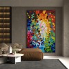 Kaleidoscope-Large Colorful abstract Oil Painting for Modern Interiors