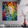 Kaleidoscope-Large Colorful abstract Oil Painting for Modern Interiors
