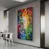 Kaleidoscope-Large Colorful abstract Oil Painting for Modern Interiors