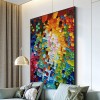 Kaleidoscope-Large Colorful abstract Oil Painting for Modern Interiors