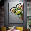 Kermit Frog Oil Painting | Playful Art for Modern Home Decor
