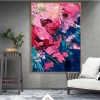 Kiss of Spring-abstract Pastel Painting | Textured Hand-Painted Wall Art for Modern Decor