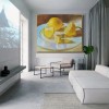 Lemons in the Sun: A Realistic art, Fruite Oil Painting