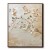 Magnolia Grace: Modern Minimalist Floral Wall Art - Cream White Impasto Textured Blossoms on Beige