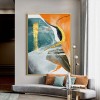 Marbled-Contemporary Geometric Wall Art - Minimalist Home Decor Painting