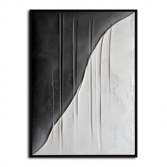 Minimalist Geometric Textured Painting for Modern & Industrial Interiors