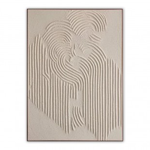 Minimalist White Relief Painting-Wabi sabi Textured abstract Wall Art for Modern Decor
