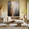 Modern abstract Textured Wall Art -Urban Radiance Luxury Painting for Living Room