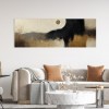 Moonlit Distant Hills-Minimalist abstract Landscape Oil Painting for Modern Decor