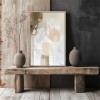 Neutral Large Textured abstract Artwork - Chic Minimalist Wall Decor for Modern Interiors