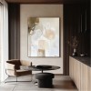 Neutral Large Textured abstract Artwork - Chic Minimalist Wall Decor for Modern Interiors