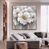 Nimbus-Modern abstract Floral Oil Painting on Canvas for Luxury Decor