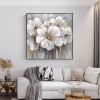 Nimbus-Modern abstract Floral Oil Painting on Canvas for Luxury Decor