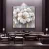 Nimbus-Modern abstract Floral Oil Painting on Canvas for Luxury Decor