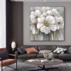 Nimbus-Modern abstract Floral Oil Painting on Canvas for Luxury Decor