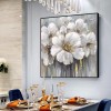 Nimbus-Modern abstract Floral Oil Painting on Canvas for Luxury Decor