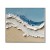 Ocean Serenity Waves: Blue White abstract Seaside Wave Artwork - Impasto Textured Wall Decor, Stylish Accent for Modern Homes