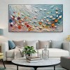 Ocean Shells Serenade – Textured abstract Coastal Oil Painting