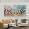 Ocean Shells Serenade – Textured abstract Coastal Oil Painting