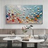 Ocean Shells Serenade – Textured abstract Coastal Oil Painting