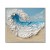 Ocean Whisper: Textured Ocean Wave Oil Painting - Coastal Wall Art for Living Room and Bedroom Decor
