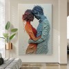Passion and Serenity-Modern abstract Figure Painting for Bedrooms