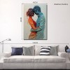 Passion and Serenity-Modern abstract Figure Painting for Bedrooms