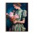 Petal Whisper – Figurative Oil Painting of Woman in Green Dress with Flowers