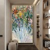 Proud Peacock-Modern Textured Peacock abstract Painting for Elegant Home Decor
