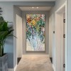 Proud Peacock-Modern Textured Peacock abstract Painting for Elegant Home Decor