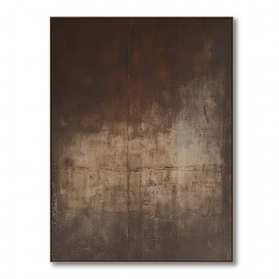 Quiet Interval – Textured abstract Wall Art with Calm Vertical Presence