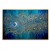 Radiant Feather - Textured Blue and Gold abstract Oil Painting