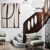 Rollercoaster-Minimalist Black & White abstract Wall Art - Geometric Line Modern Decor