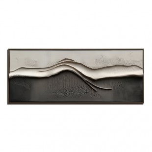 Serene Horizons-Modern Textured abstract Landscape Painting for Living Room or Office Decor