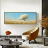 Serene White tree Landscape – Large Textured abstract Wall Art for Modern Living Room Decor