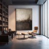 Soft Divide – Wabi-Sabi Textured abstract Wall Art with Gentle Horizon