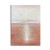 Sunbeams on the Sea-Minimalist Landscape Oil Painting: Warm Brown Tones, Calm Sea & Distant Mountains