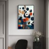 Symphony of Circles - Modern abstract Circle Flower Painting Textured Floral Wall Art