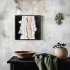 Tectonic Layers-Textured abstract Wall Art - Neutral Tones Modern Decor for Living Room & Bedroom