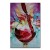 The Holy Wine-abstract Colorful Red Wine Glass Oil Painting - Vibrant Wall Art for Kitchen & Dining Room Decor