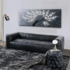The Magnolia tree-White Flower tree Oil Painting - Textured Floral Wall Art for Living Room