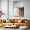 Timeless Horizons -  Brown abstract Textured Painting, Modern Artwork for Living Room & Office Walls