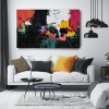 Urban Rhythm - Bold abstract Colorful Oil Painting for Living Room Decor