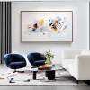 VeloCity Play – abstract Cartoon Duo Graffiti | Colorful Textured Pop Art Canvas