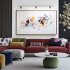 VeloCity Play – abstract Cartoon Duo Graffiti | Colorful Textured Pop Art Canvas